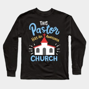 Funny Pastor, Pastor, New Church Long Sleeve T-Shirt